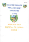 Vista preliminar de documento CUADRO ÚNICO DE INFRACCIONES Y SANCIONES - CUIS