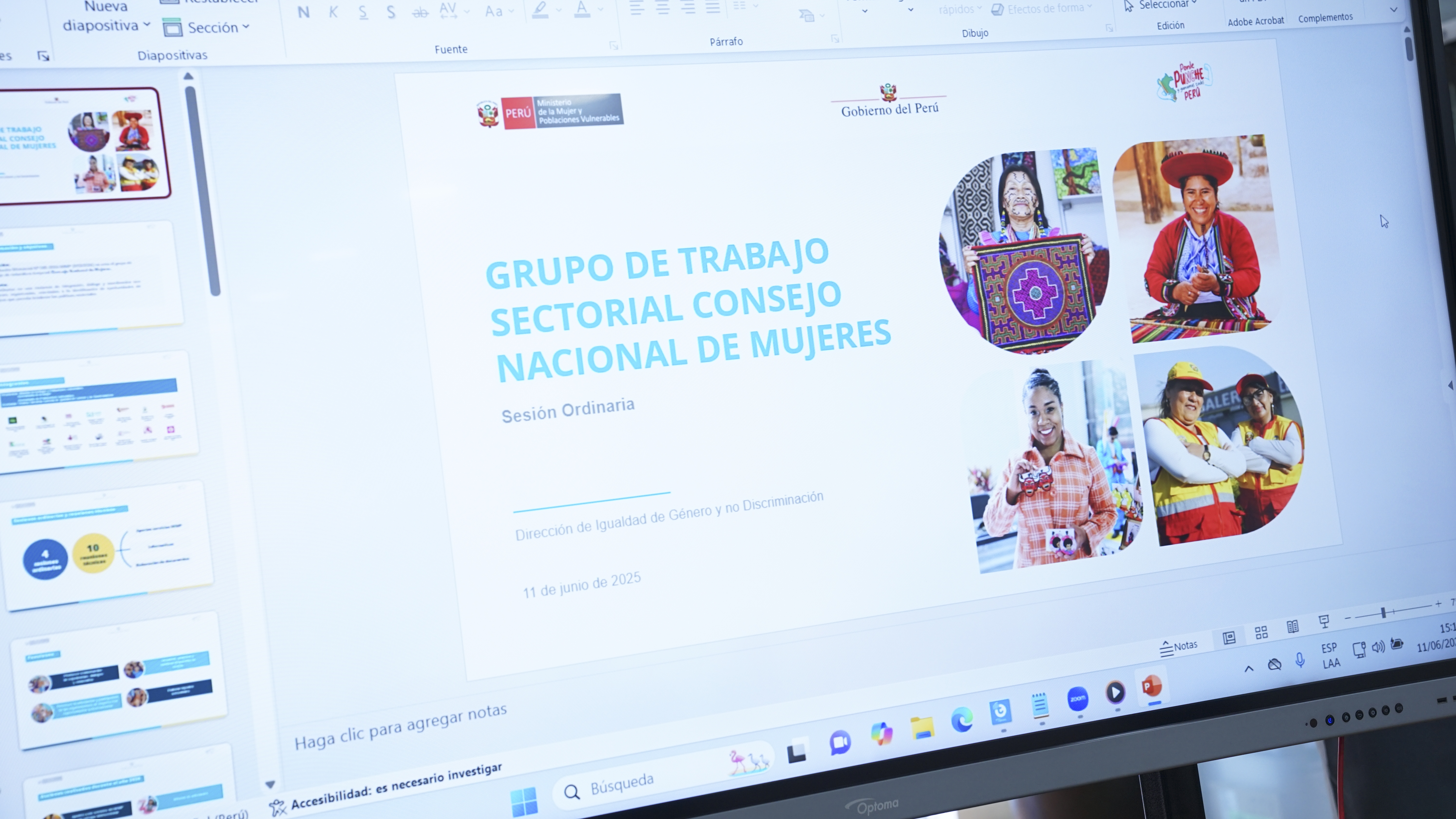 Consejo Nacional de Mujeres: Aprueban Plan para fortalecer al MIMP y mejorar las políticas públicas en favor de las mujeres