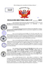 Vista preliminar de documento Resolucion Directoral N° 003463-2025