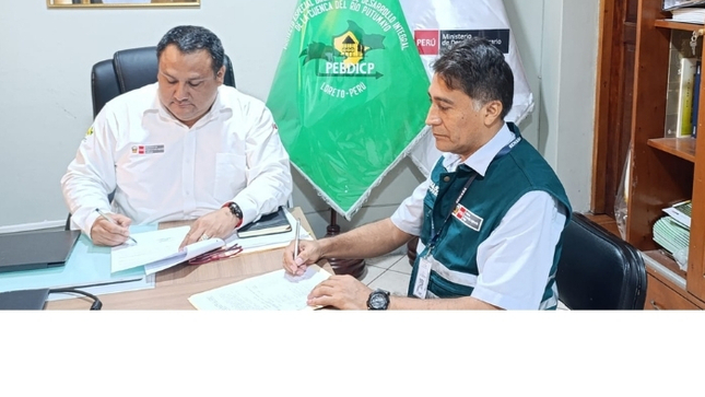 PEBDICP y SENASA firman plan de trabajo para fortalecer sanidad agraria en Loreto