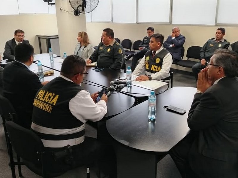 Dr. Carlos Zavaleta Grández visitó la Unidad Piloto de Flagrancia de la Corte de Lima