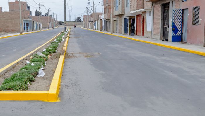 Inspeccionan obra “pistas y veredas en asociación de vivienda Virgen de Chapi” - Barranca
