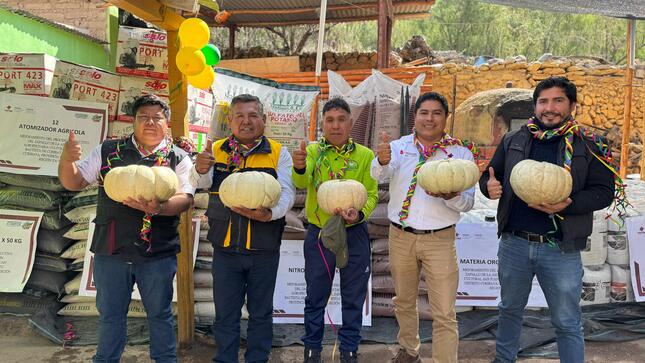 Mejorarán producción de zapallo en Curibaya 