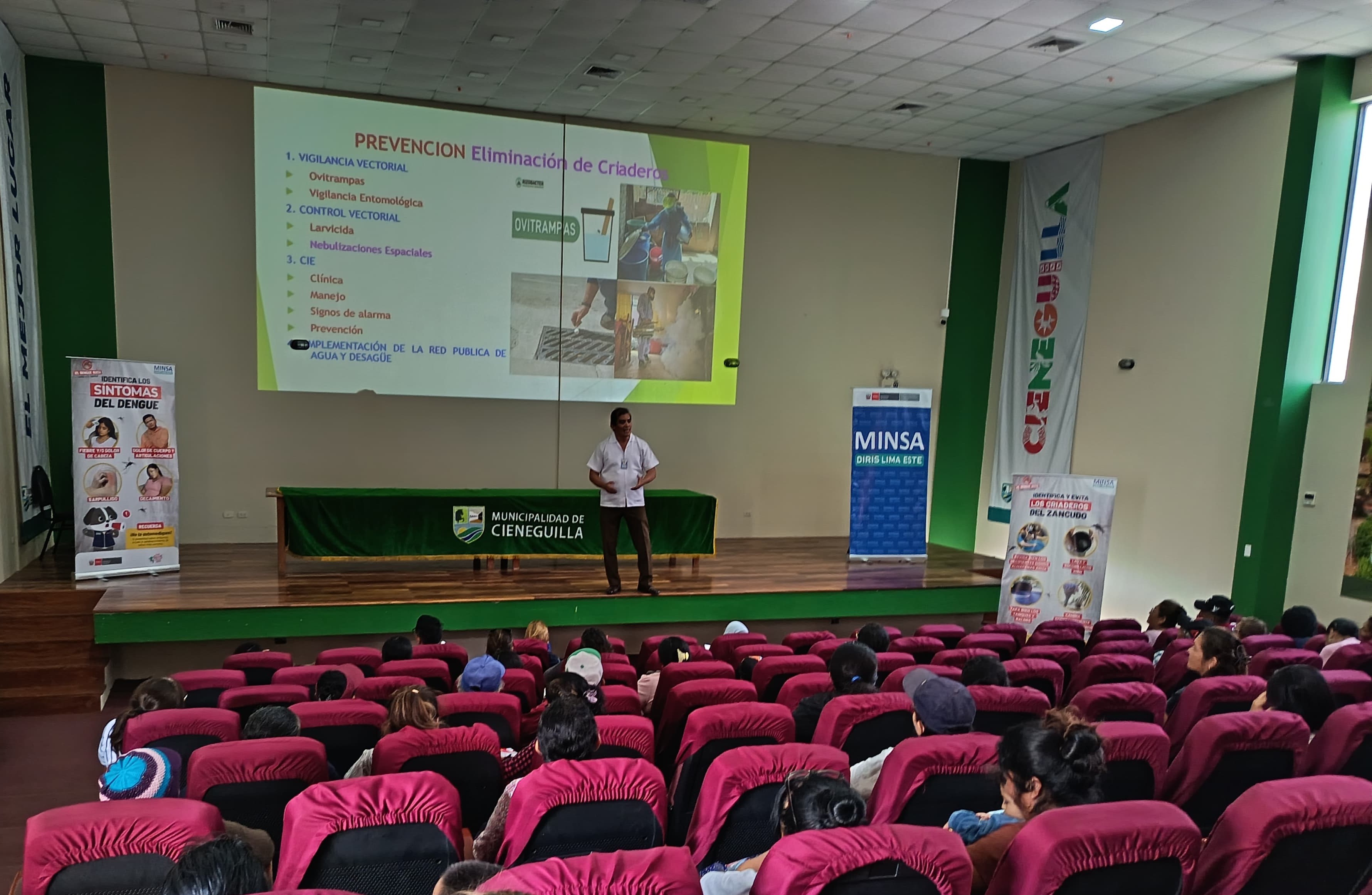 Minsa realiza diversas acciones para prevenir el dengue en Cieneguilla