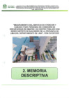 Vista preliminar de documento 2. MEMORIA DESCRIPTIVA