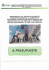 Vista preliminar de documento 6. PRESUPUESTO