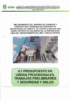 Vista preliminar de documento 6.1 PRESUPUESTO PRELIMINARES