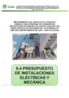 Vista preliminar de documento 6.4 PRESUPUESTO IIEE