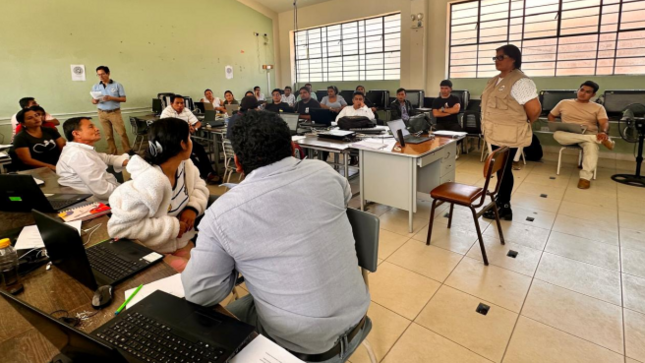 La Unidad de Gestión Educativa Local (UGEL) Morropón llevó a cabo el taller titulado "Transversalización de las Tecnologías Digitales en las II.EE. JEC", los días 9 y 10 de junio de 2025 en las instalaciones de la IE Miguel Grau – Morropón.