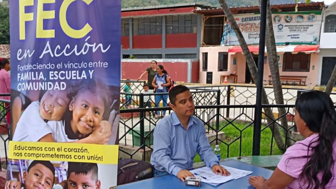 La UGEL Morropón desarrolló las estrategias “FEC en acción” y "Familia te escucho", en Pueblo Nuevo de Maray, ubicada en el distrito de Santa Catalina de Mossa.