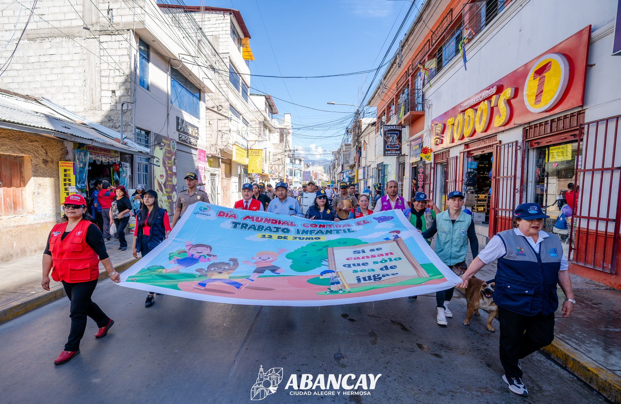 📢MPA Presente En La Marcha De Sensibilización Por El Día Mundial Contra El Trabajo Infantil.
