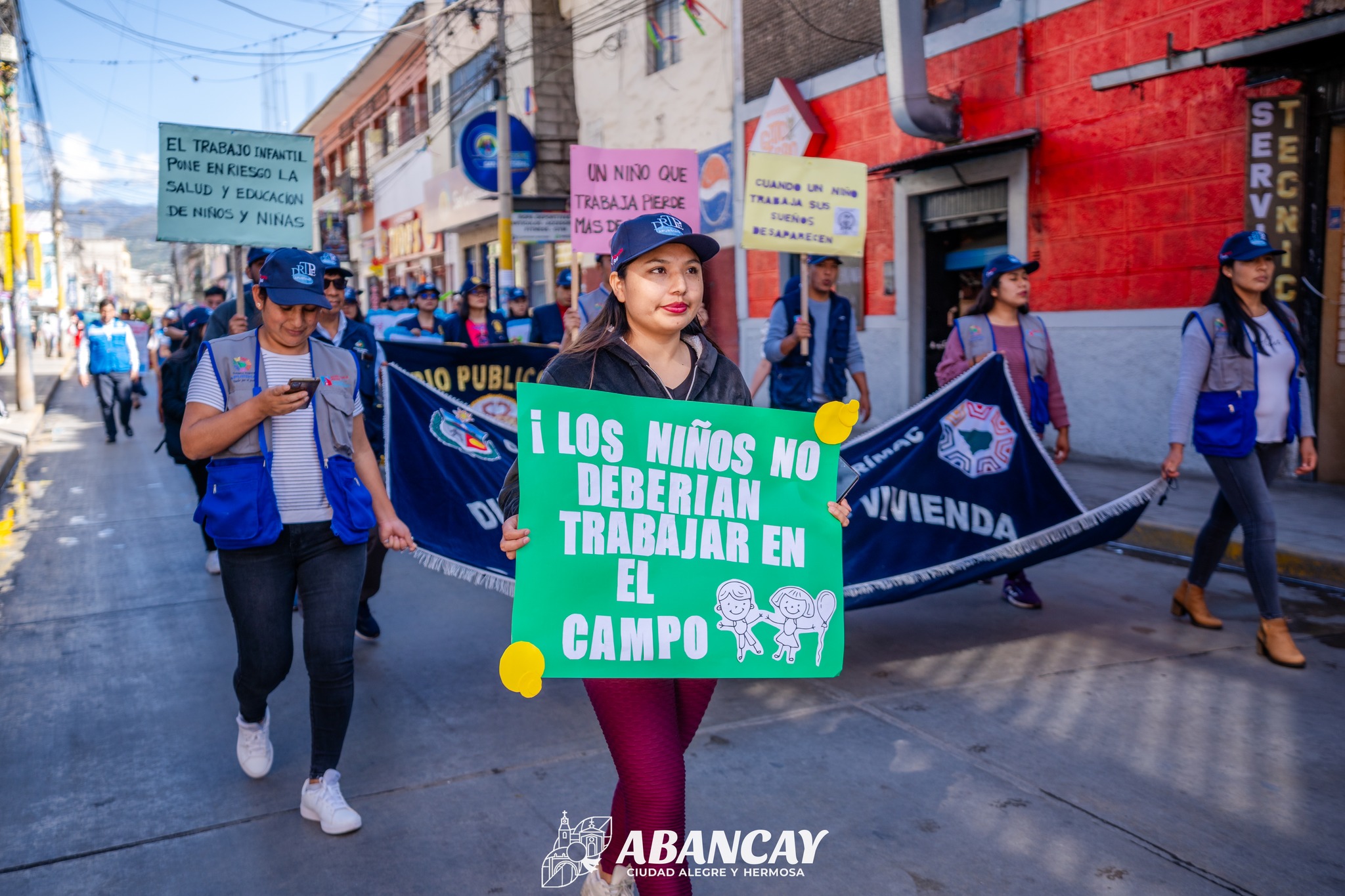 📢MPA Presente En La Marcha De Sensibilización Por El Día Mundial Contra El Trabajo Infantil.