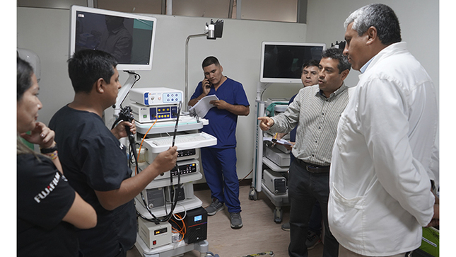 Foto el Hospital Regional Lambayeque fortalece el Servicio de Gastroenterología con nueva tecnología de punta