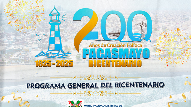 programa de celebración del Bicentenario pacasmayo - 1