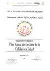 Vista preliminar de documento Plan Anual De Gestión de la Calidad en Salud 2025