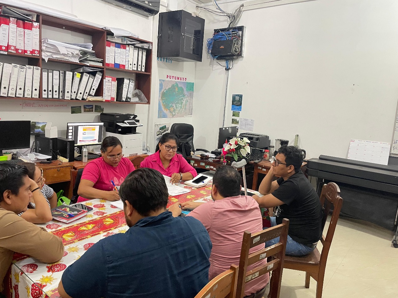 Trabajo conjunto para fortalecer estudio de fisiografía en provincias fronterizas de Loreto.
