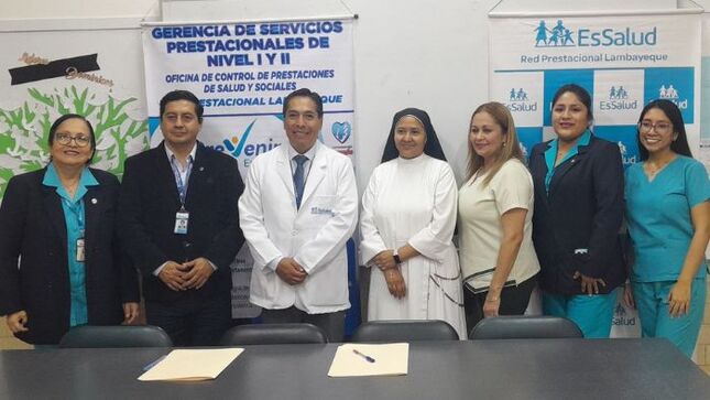 Red Prestacional Lambayeque y colegio Beata Imelda suscriben acuerdo para la intervención de la estrategia Prevenir EsSalud