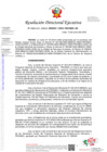 Vista preliminar de documento RESOLUCIÓN DIRECTORAL EJECUTIVA N° 000137-2025-MINEDU-VMGI-PRONIED-DE
