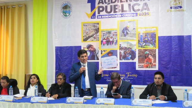 Nota de prensa de rendición de cuentas 