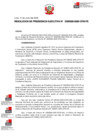 Vista preliminar de documento Resolución de Presidencia Ejecutiva N.° 029-2025-OFIS-PE