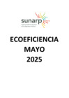 Vista preliminar de documento REPORTE DE ECOEFICICIENCIA MES DE MAYO 2025