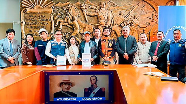 Municipalidad Provincial de Huaraz aprueba su PPRRD con el apoyo técnico del Cenepred