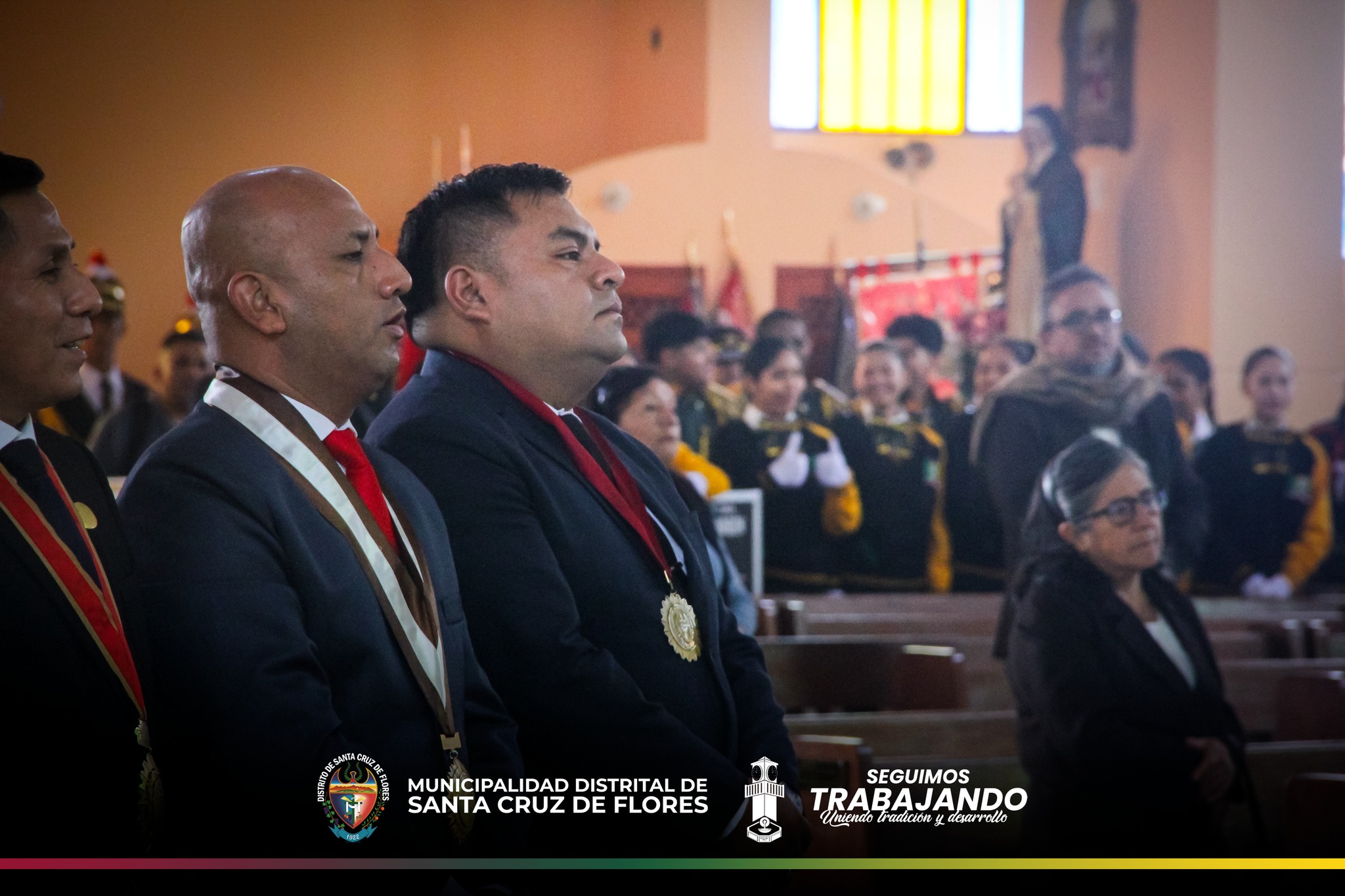 Municipalidad de Santa Cruz de Flores participa en actos protocolares por el 119.º Aniversario Patronal de San Antonio de Padua