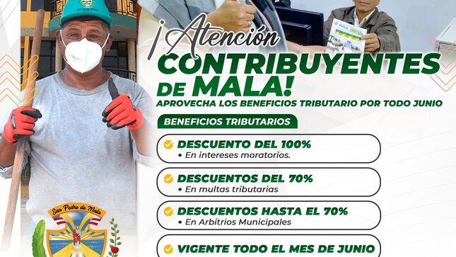 ¡Atención Contribuyentes de Mala!
