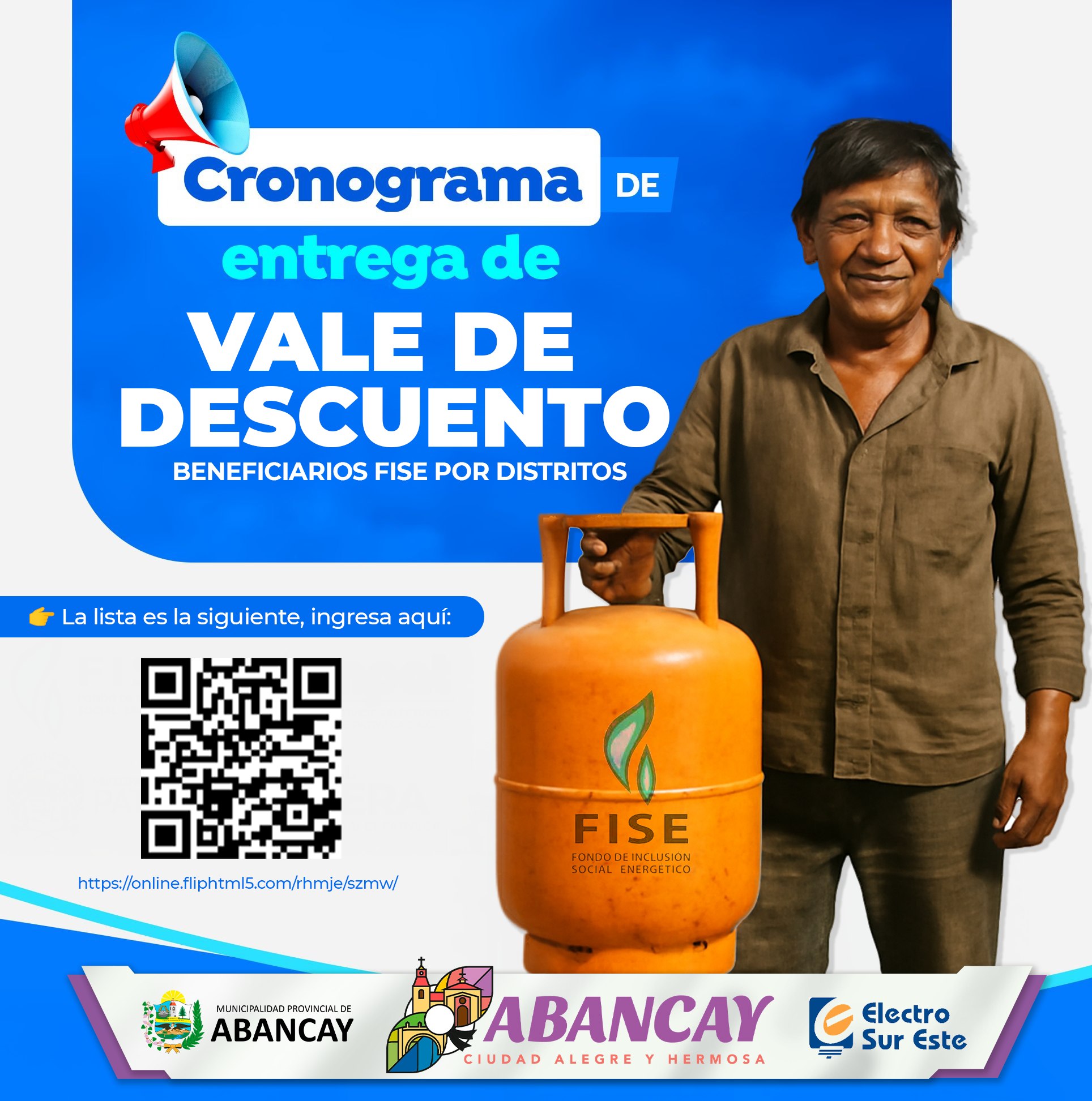 📢Cronograma De Entrega De Vales FISE Con Suministro: