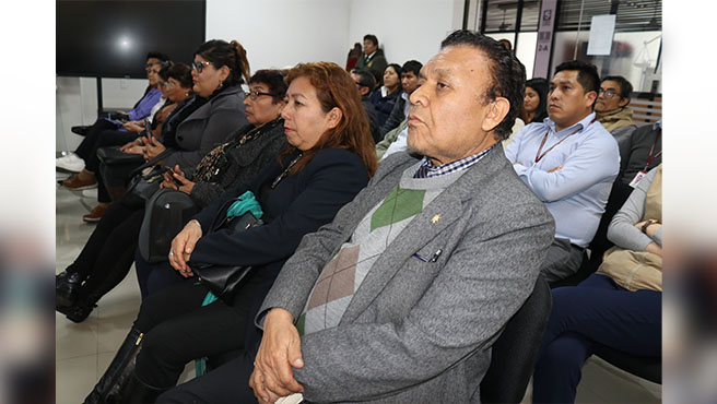 Jueces y trabajadores participaron en la conferencia “Legítima defensa o estado de necesidad defensivo en casos de violencia familiar” en la Corte del Callao