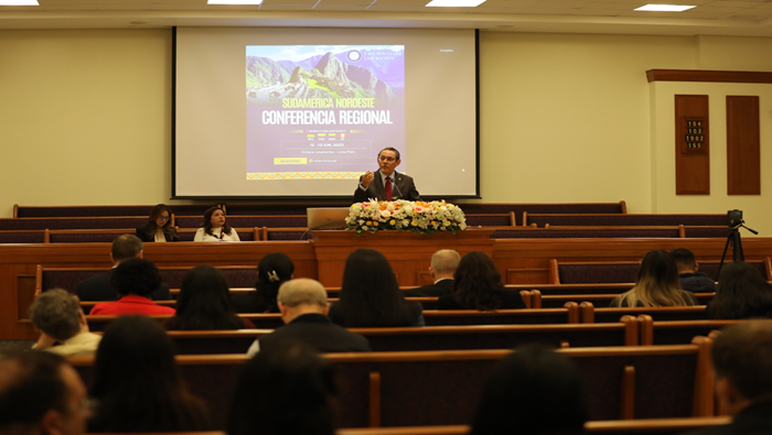 Sobre “El derecho con valores” expuso el vicepresidente del TC Helder Domínguez en la Conferencia Regional Sudamérica Noroeste 2025