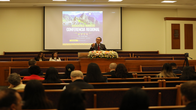 Sobre “El derecho con valores” expuso el vicepresidente del TC Helder Domínguez en la Conferencia Regional Sudamérica Noroeste 2025