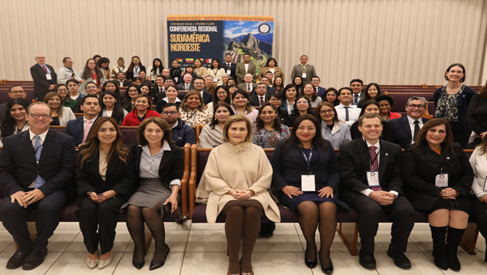 Presidenta del TC Luz Pacheco expuso en evento sobre la libertad religiosa en el Perú en cuanto a la asistencia religiosa