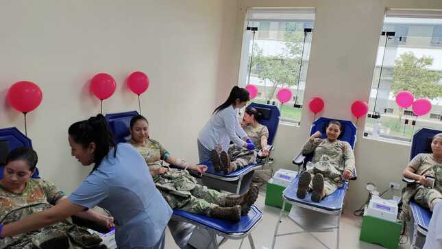 La jornada contó con la participación de más de 250 donantes voluntarios.