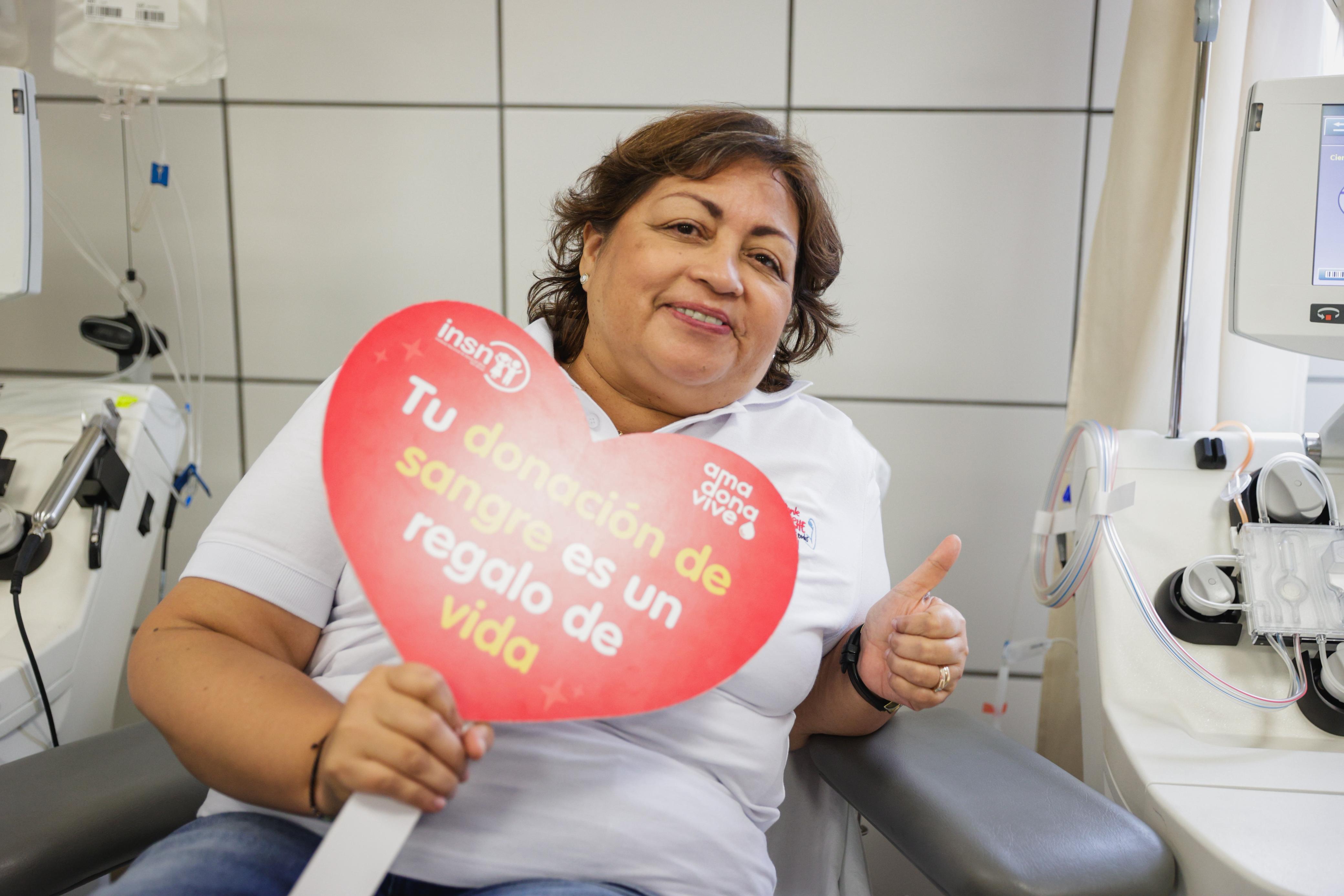 MIMP se suma a la campaña por el Día Mundial del Donante de Sangre en el INSN de San Borja