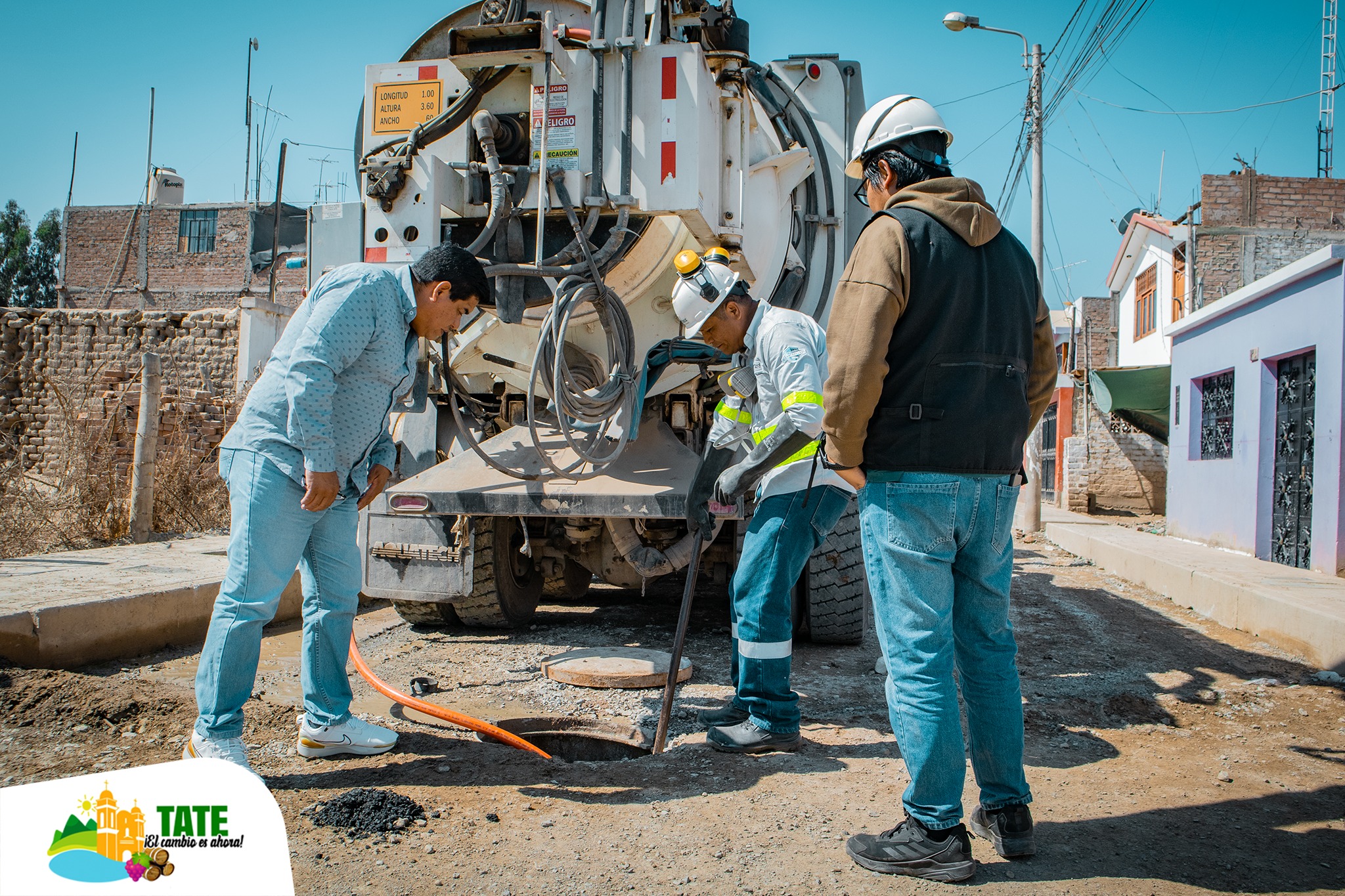 Reparación del desagüe en el caserío de Puno avanza gracias a la gestión del alcalde Félix Ramos y OTASS