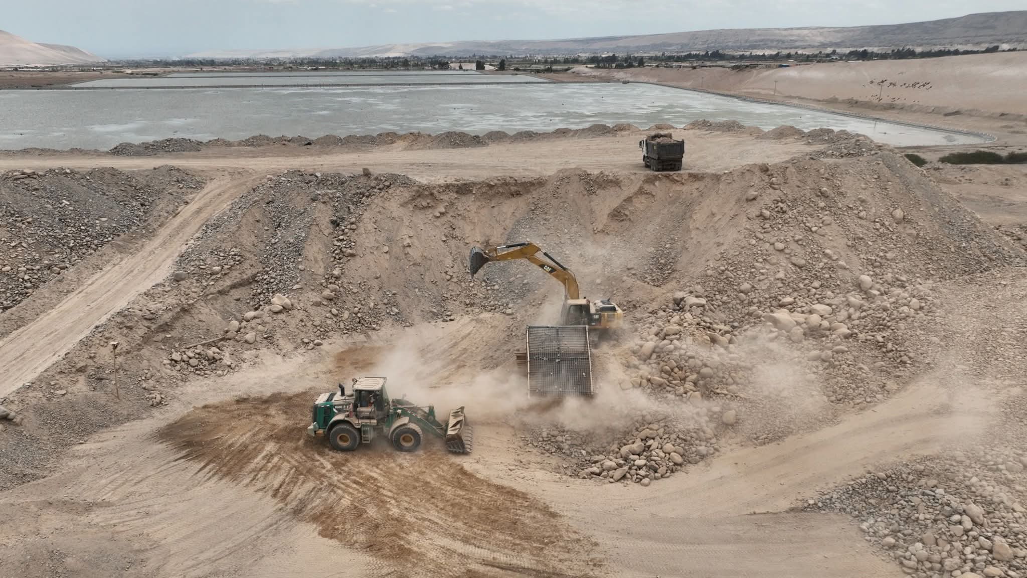 Construcción de reservorios
