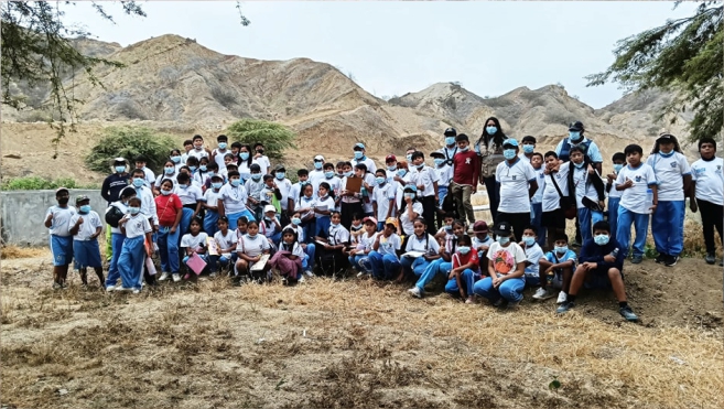 foto Alumnos de primaria reciben charlas educativas en gestión ambiental