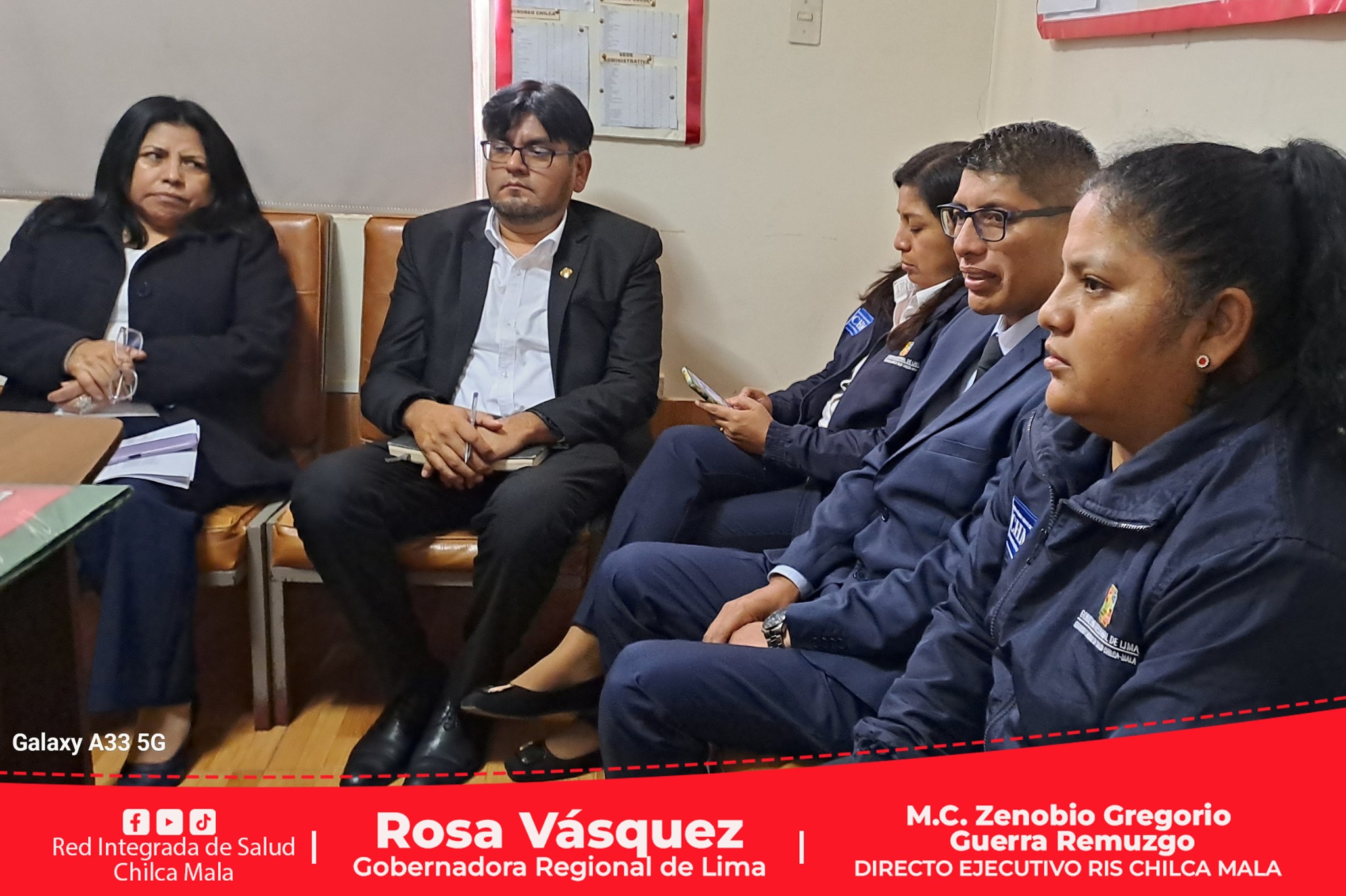 Director Ejecutivo de la RIS Chilca Mala sostiene importante reunión con su equipo de gestión