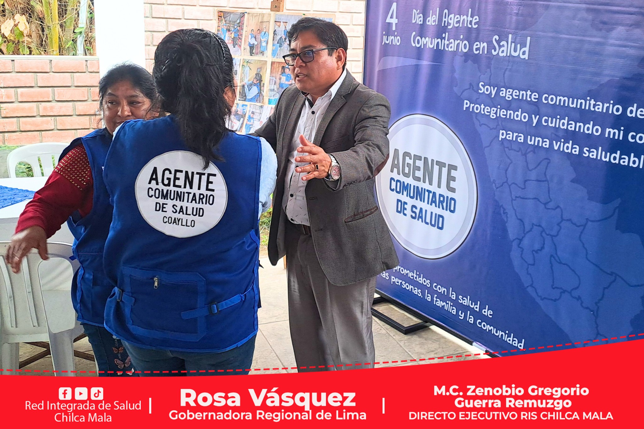 RIS Chilca Mala reconoce a Agentes Comunitarios de Salud