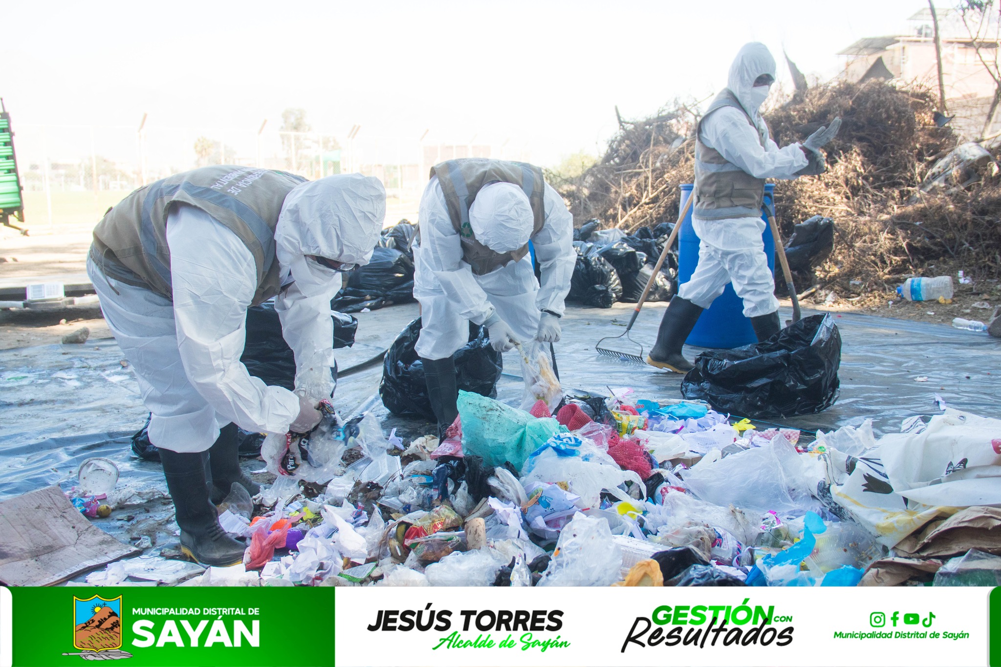 #GestiónAmbiental MUNICIPALIDAD DE SAYÁN EJECUTA ESTUDIO DE CARACTERIZACIÓN DE RESIDUOS SÓLIDOS