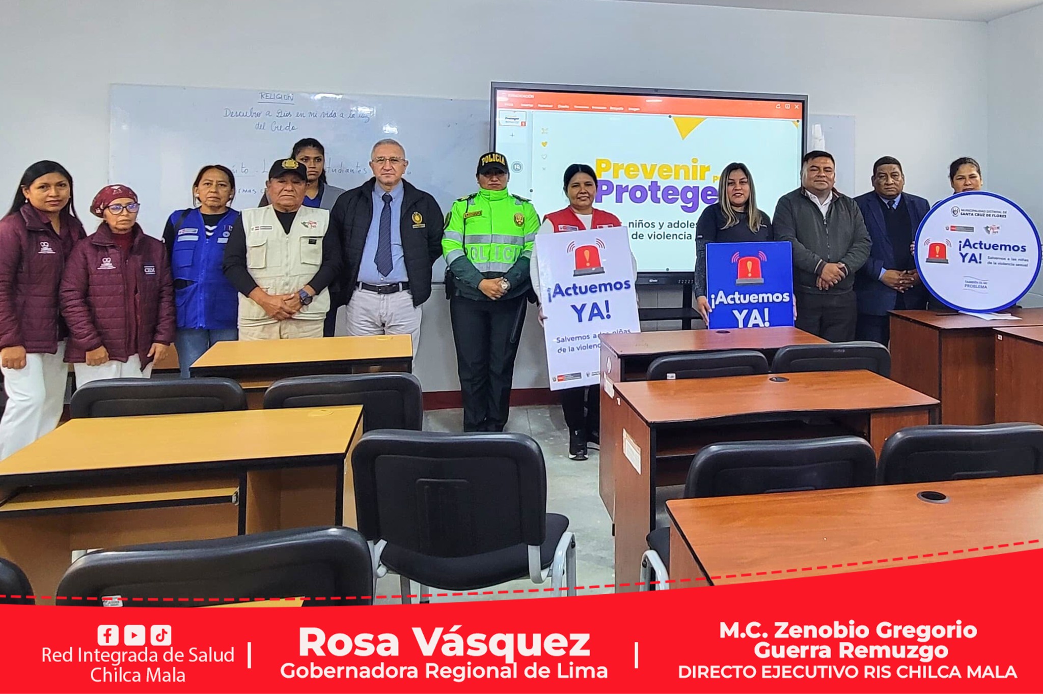Puesto de Salud de Santa Cruz de Flores llevó a cabo un importante conversatorio dirigido a los estudiantes de la I.E. Nº20194 JDM