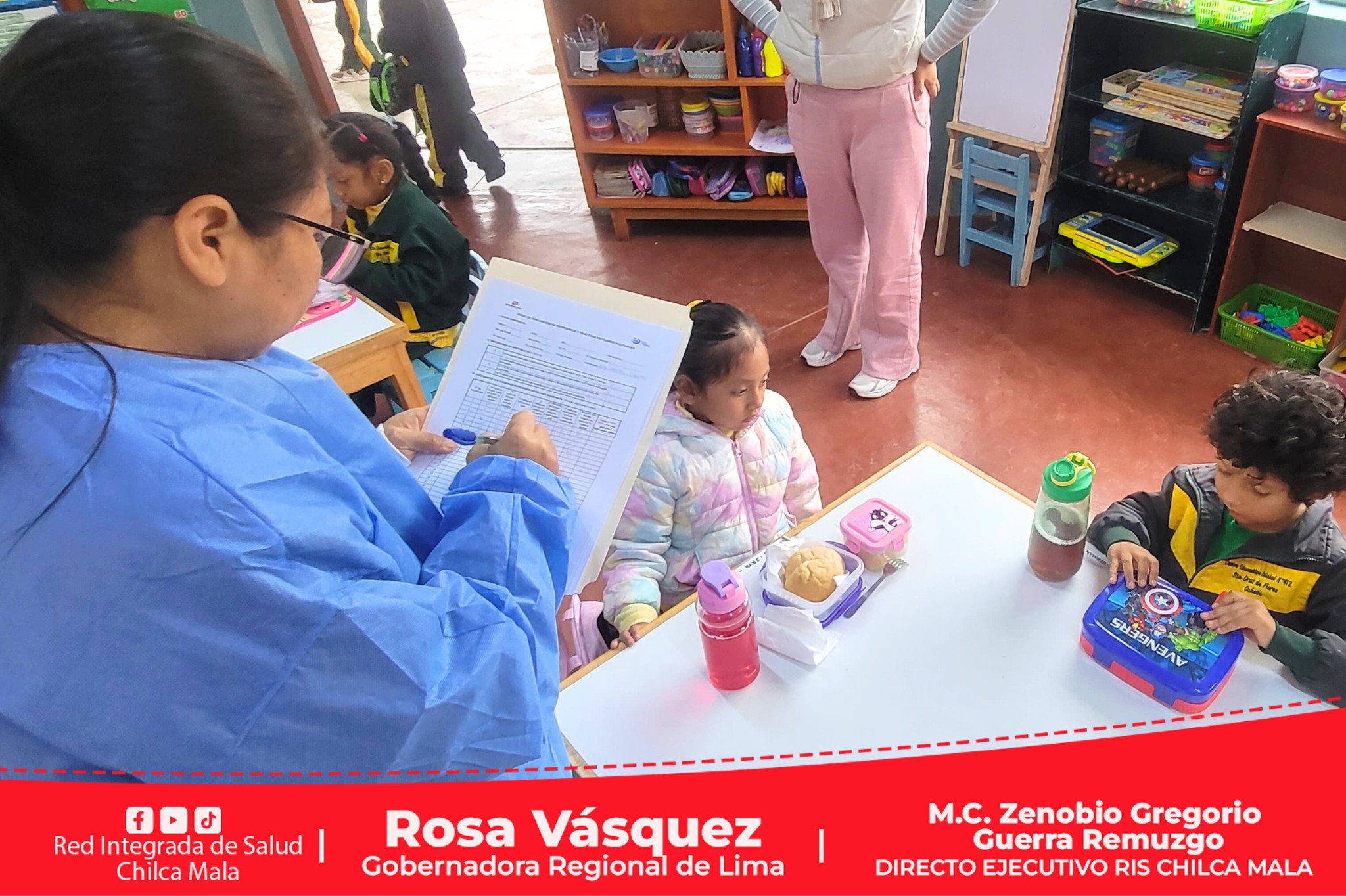 RIS Chilca Mala: Supervisamos para Cuidar la Salud de los Más Pequeños