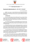 Vista preliminar de documento RESOLUCION ADMINISTRATIVA N° 038-2023-ENSABAP