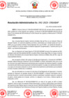 Vista preliminar de documento RESOLUCION ADMINISTRATIVA 042-2023-ENSABAP
