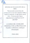 Vista preliminar de documento ACR 2552-2025/GRP-CR - Informe Fiscalización - LINEA CONDUCCION EL ALTO