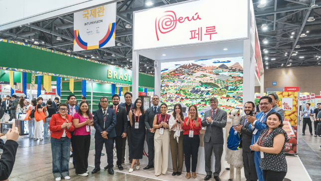 PROMPERÚ lideró participación histórica del Perú en la feria Seoul Food & Hotel 2025 de Corea del Sur