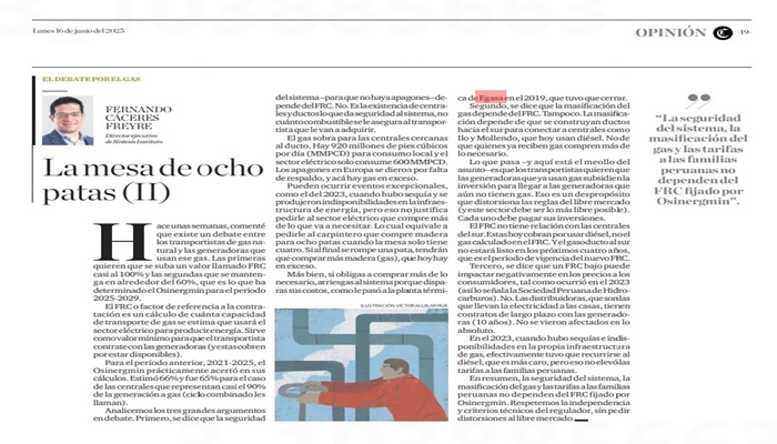 La masificacion del Gas