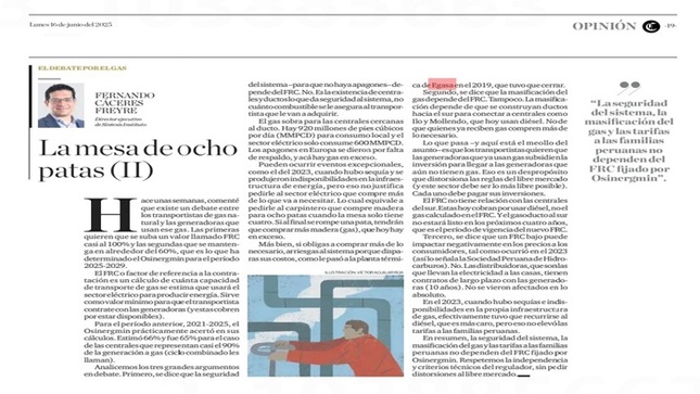 La masificacion del Gas