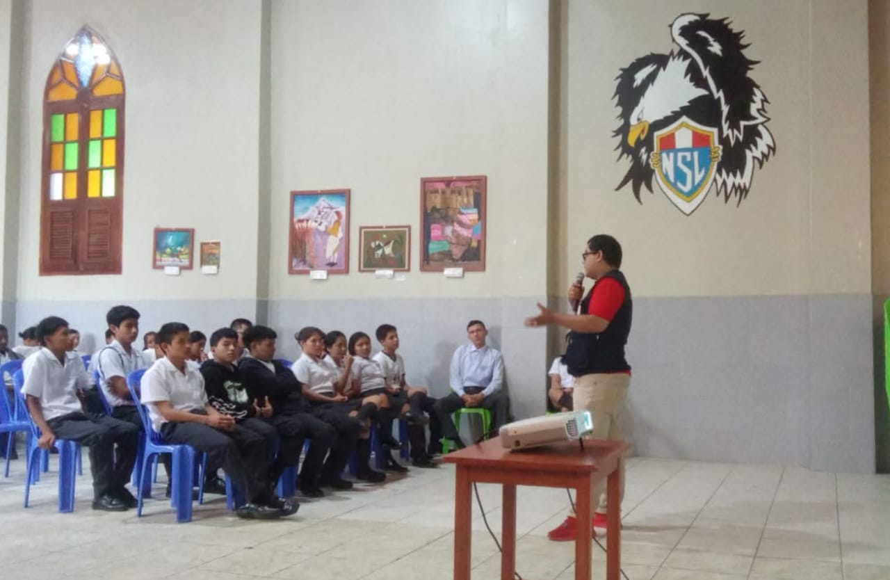 Fortaleciendo prevención de la trata de personas en estudiantes de Nauta.